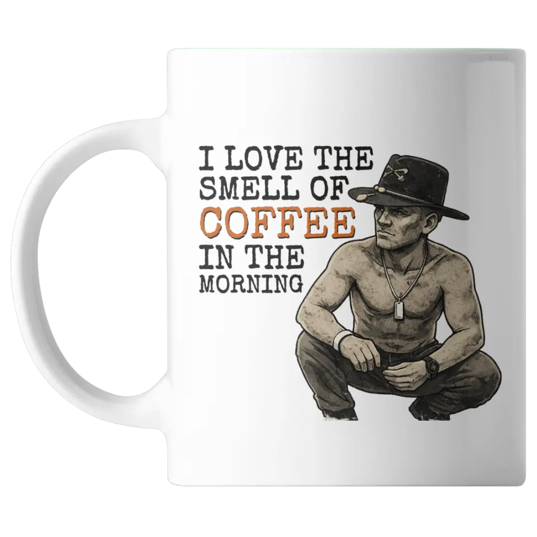 I Love The Smell Of Coffee In The Morning 15 Ounce Mug 1