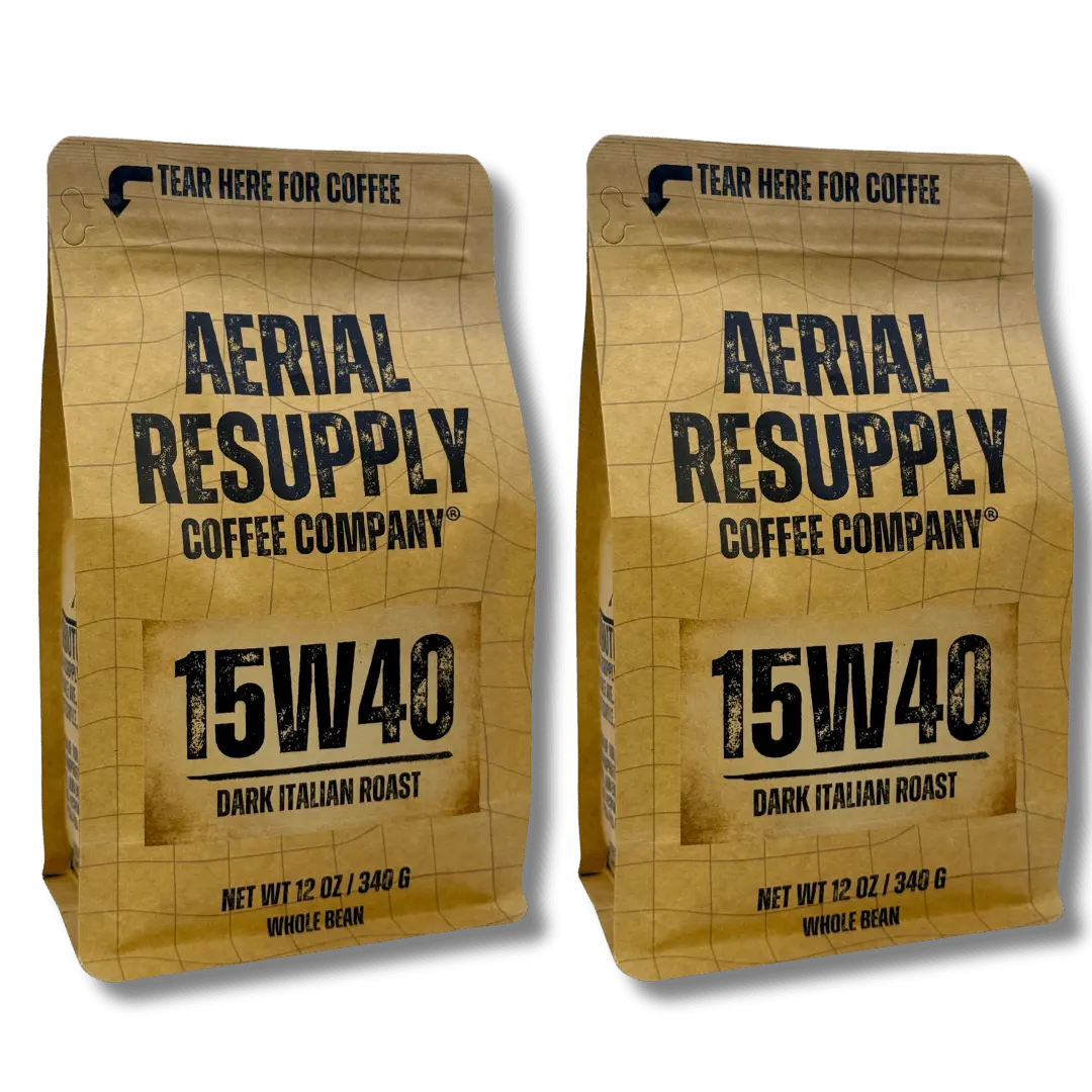 15W40 Dark Roast Coffee - 2 Bag Bundle (12Oz) 1