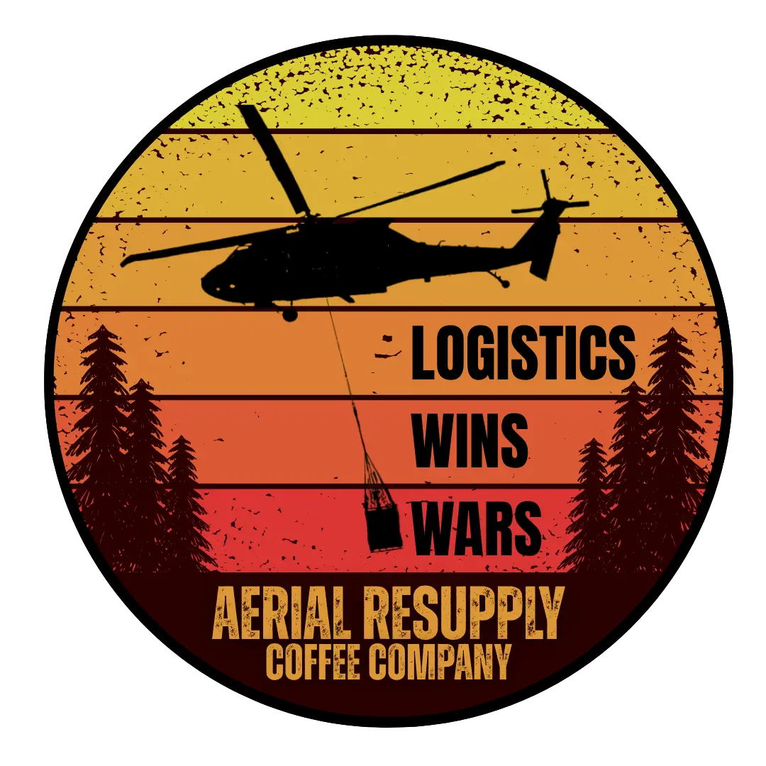 Logistics Wins Wars Sunset Sticker 1