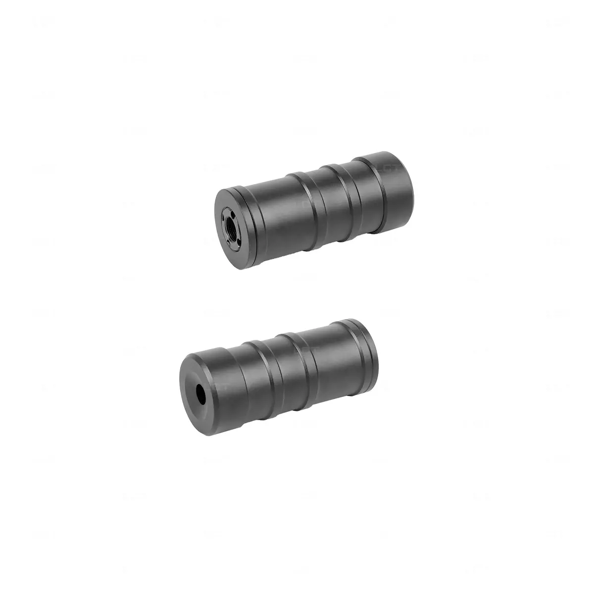Lct Zdtk-19 Pp-19-01 Mock Airsoft Suppressor (Black / Silver) 1