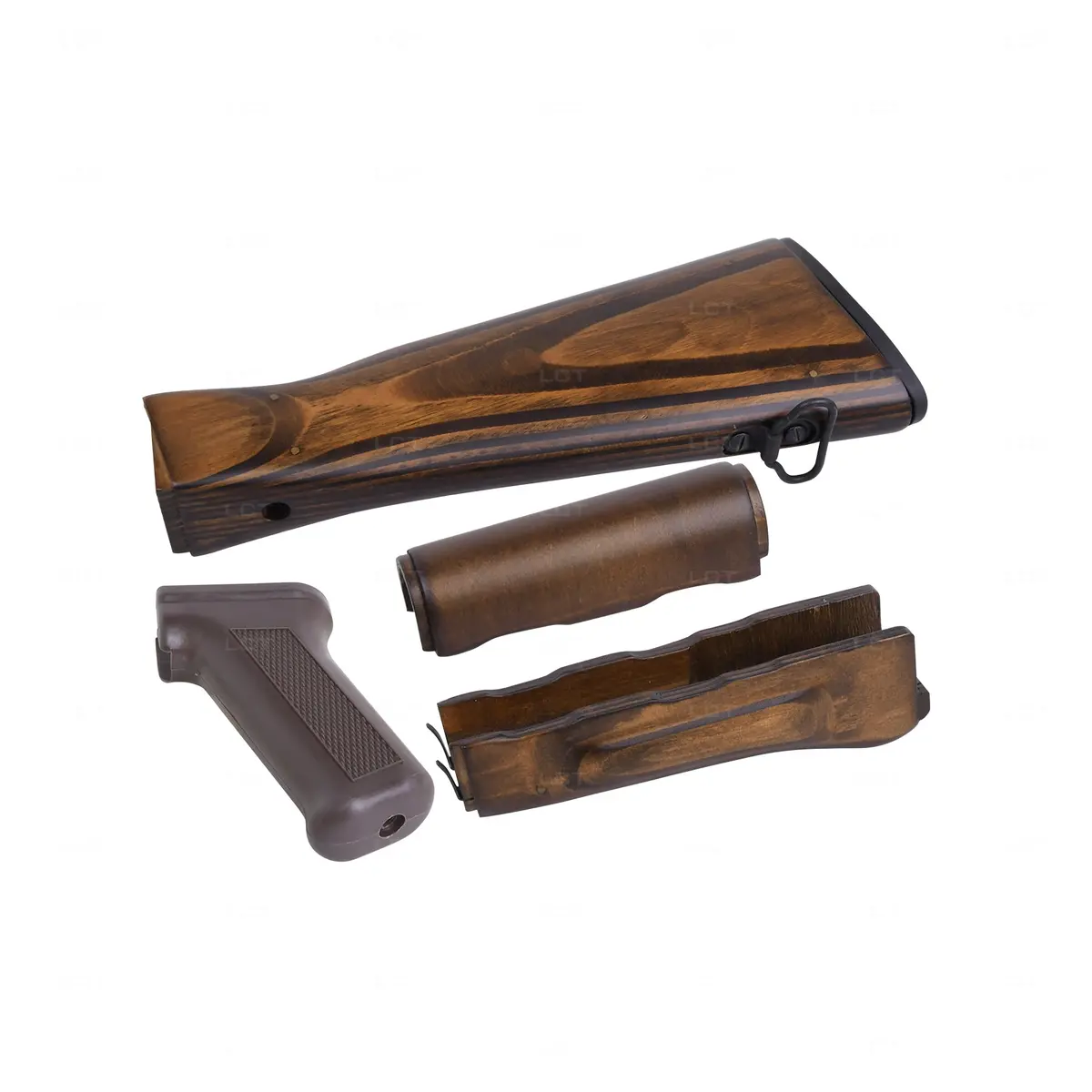 Lct Lckm Wood Handguard Set W/ Vintage Colouration (Pk-383) 1