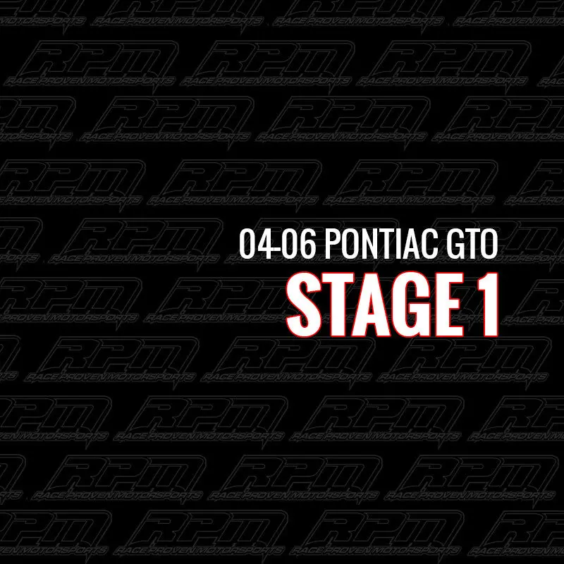 Stage 1 Performance Package (2004-2006 Pontiac Gto) 1
