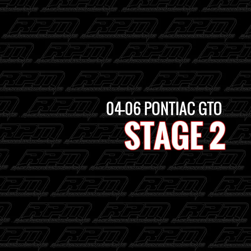 Stage 2 Performance Package (2004-2006 Pontiac Gto) 1