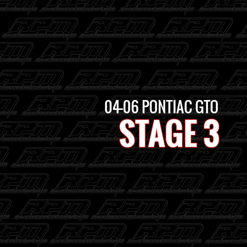 Stage 3 Performance Package (2004-2006 Pontiac Gto) 1