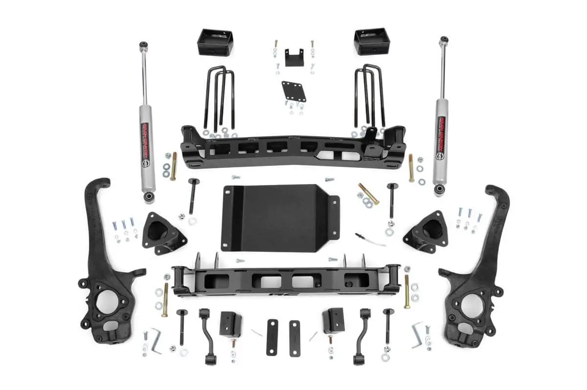 4 Inch Lift Kit | N3 Shocks | Nissan Titan 2Wd/4Wd | 2004-2015 | Rough Country | 874.2 1