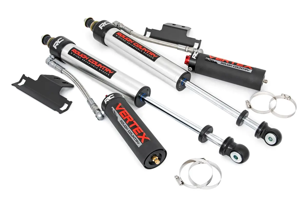 Vertex 2.5 Adj Rear Shocks | 6-7" | Toyota Tacoma 2Wd/4Wd | 2005-2022 | Rough Country | 699014 1