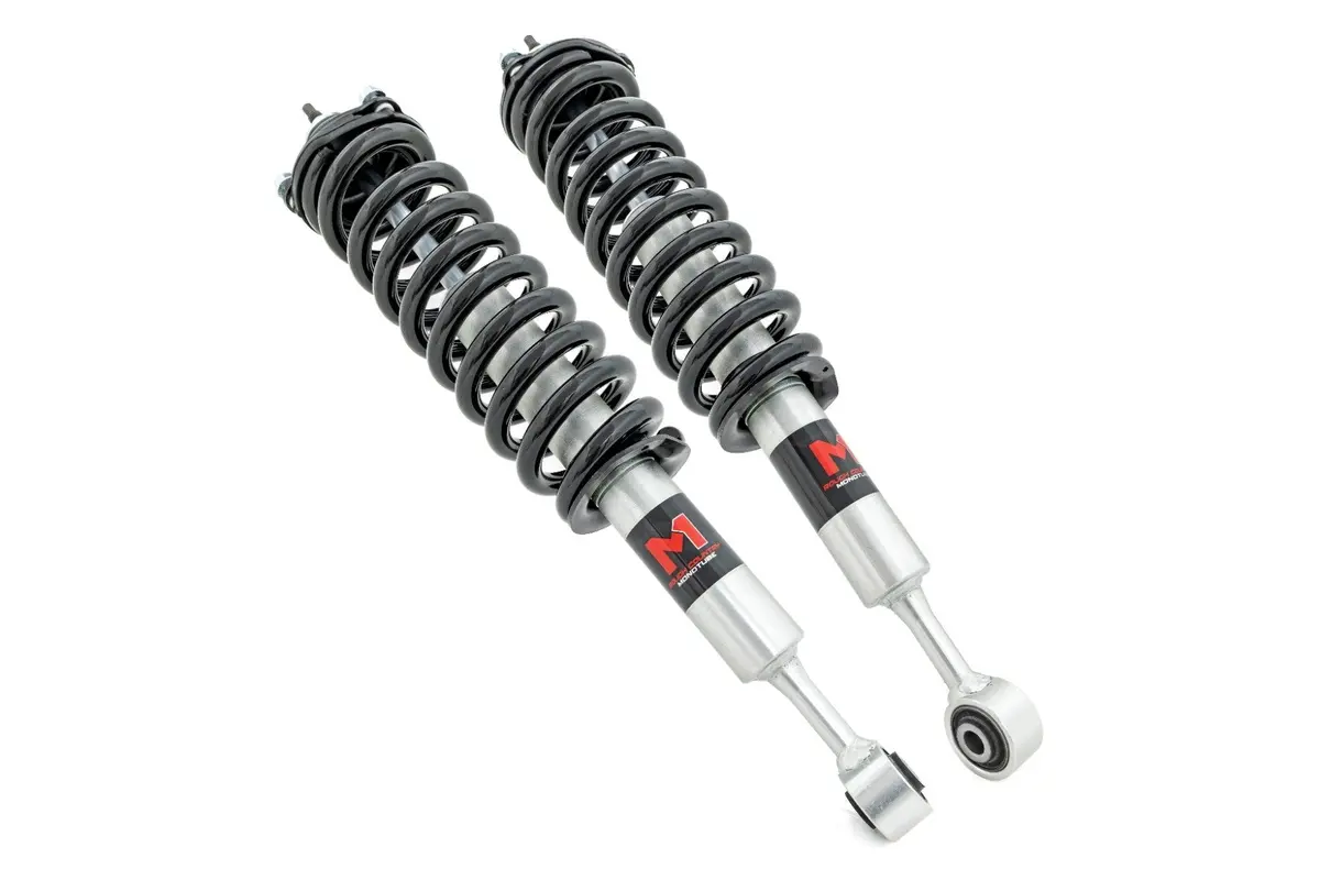 M1 Adjustable Leveling Struts | Monotube | 0-2" | Toyota Tacoma | 2005-2022 | Rough Country | 502075 1