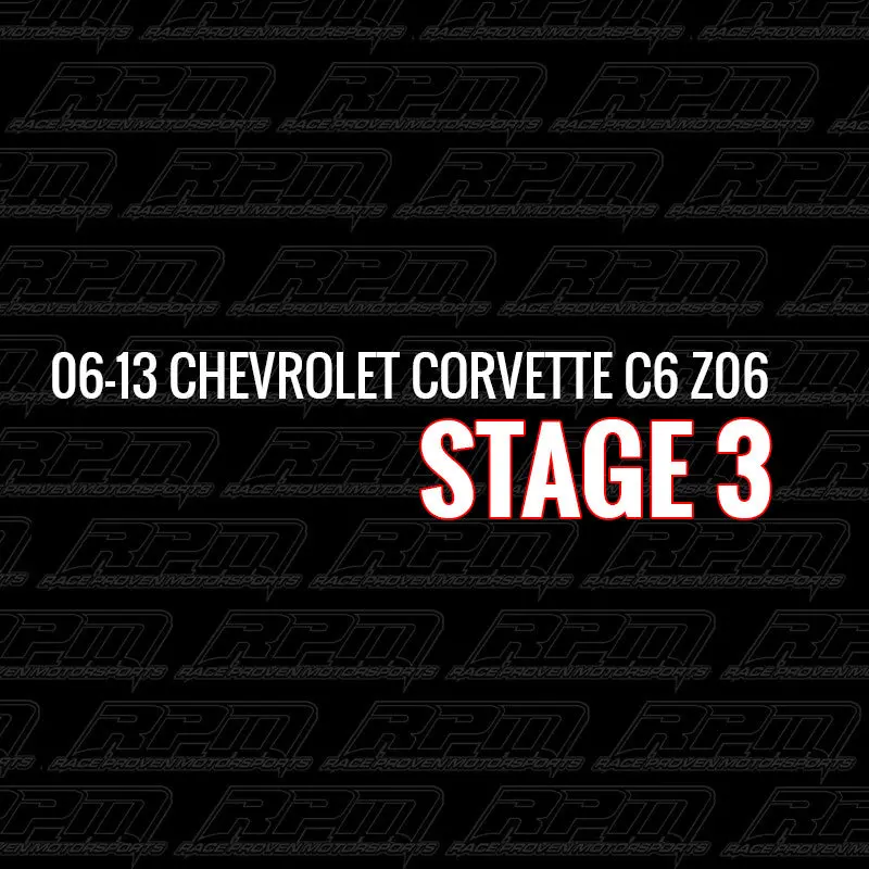 Stage 3 Performance Package (2006-2013 Chevrolet Corvette C6 Z06) 1