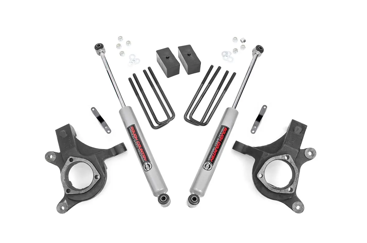 3 Inch Lift Kit | Lift Knuckle | Chevrolet Silverado/Gmc Sierra 1500 | 2007-2013 | Rough Country | 10730 1