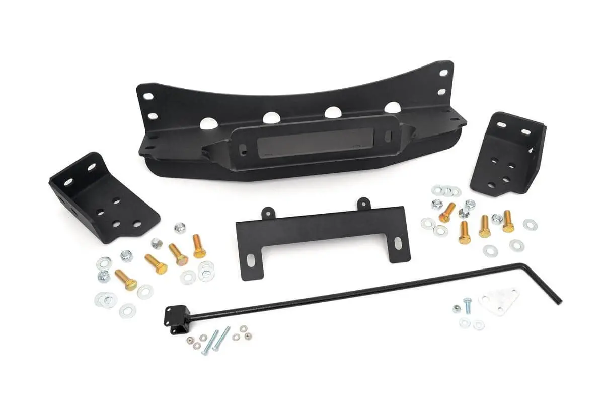 Hidden Winch Mounting Plate | Chevrolet Silverado/Gmc Sierra 1500 | 2007-2013 | Rough Country | 1080 1