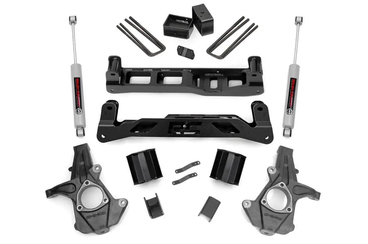 5 Inch Lift Kit | Chevy Silverado & Gmc Sierra 1500 2Wd | 2007-2013 | Rough Country | 26130 1