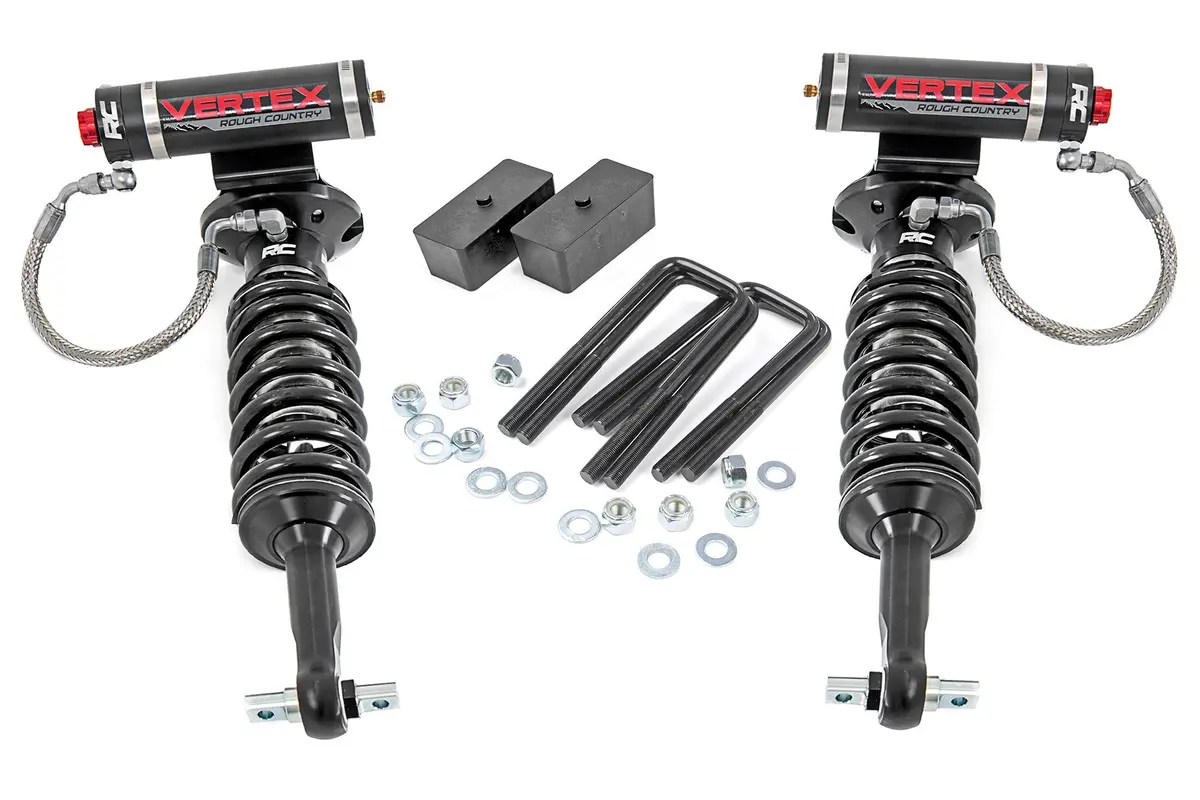 2.5 Inch Lift Kit | Vertex | Chevrolet Silverado/Gmc Sierra 1500 | 2007-2018 | Rough Country | 1320V 1