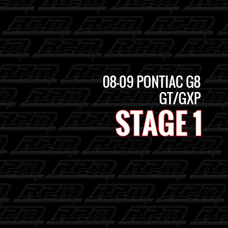 Stage 1 Performance Package (2008-2009 Pontiac G8 Gt/Gxp) 1