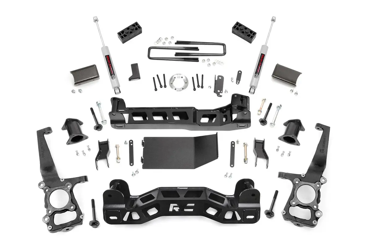 4 Inch Lift Kit | Ford F-150 4Wd | 2011-2014 | Rough Country | 57430 1