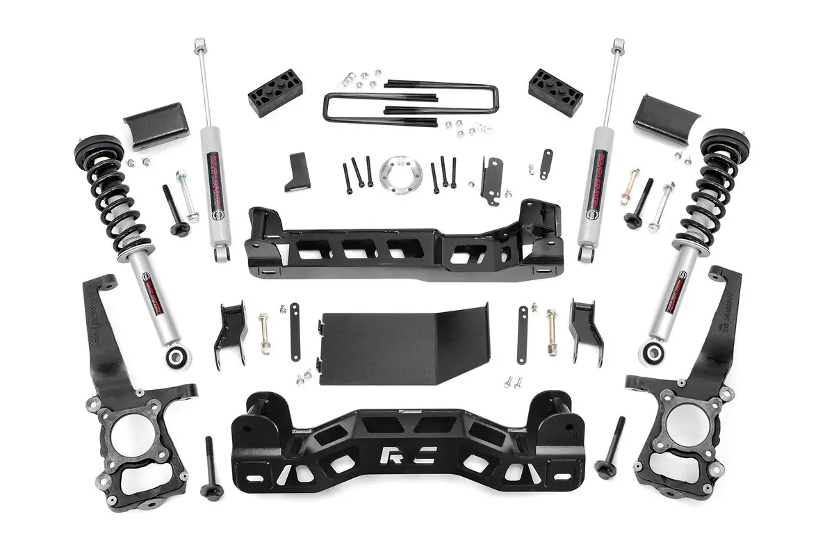 4 Inch Lift Kit | N3 Struts | Ford F-150 4Wd | 2009-2010 | Rough Country | 59931 1