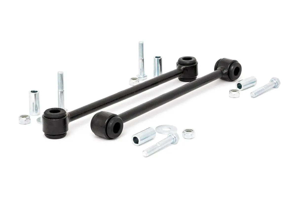 Jeep Rear Sway-Bar Links; 6In Lifts (07-18 Wrangler Jk) | Rough Country | 1017 1