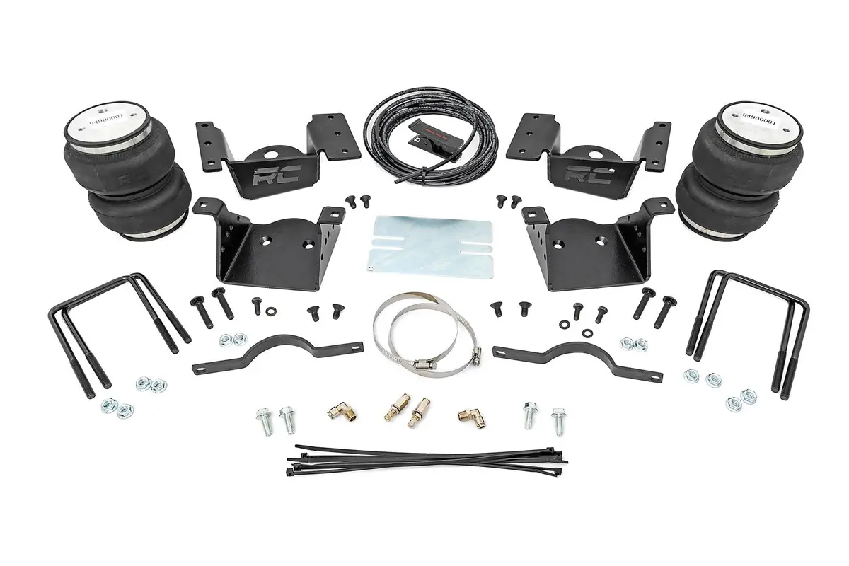 Air Spring Kit | 0-7.5" Lift | Chevrolet Silverado/Gmc Sierra 2500Hd/3500Hd | 2011-2019 | Rough Country | 10007 1