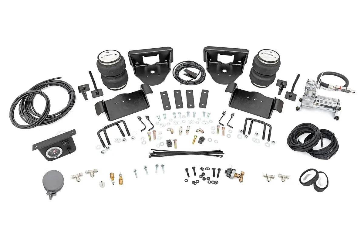 Air Spring Kit W/Compressor | 0-6" Lifts | Ford F-150 4Wd | 2004-2014 | Rough Country | 10008C 1