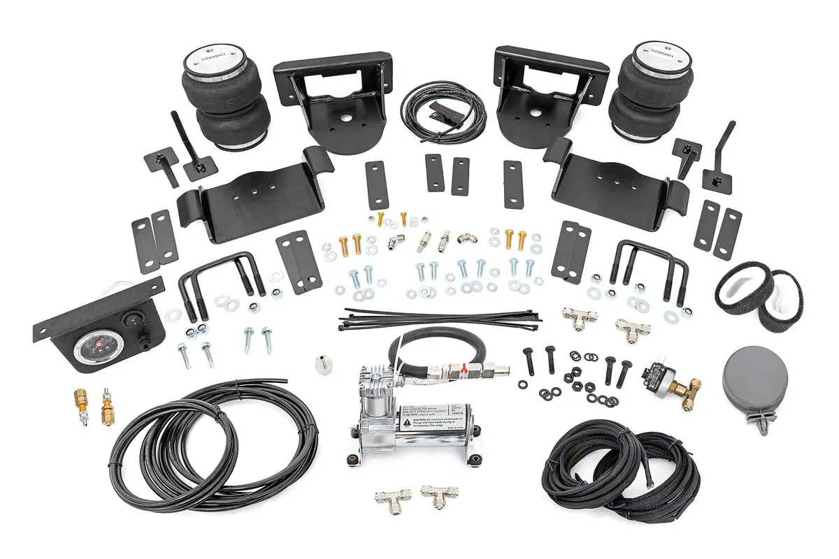 Air Spring Kit W/Compressor | 0-6" Lifts | Ford F-150 4Wd | 2015-2020 | Rough Country | 10017C 1