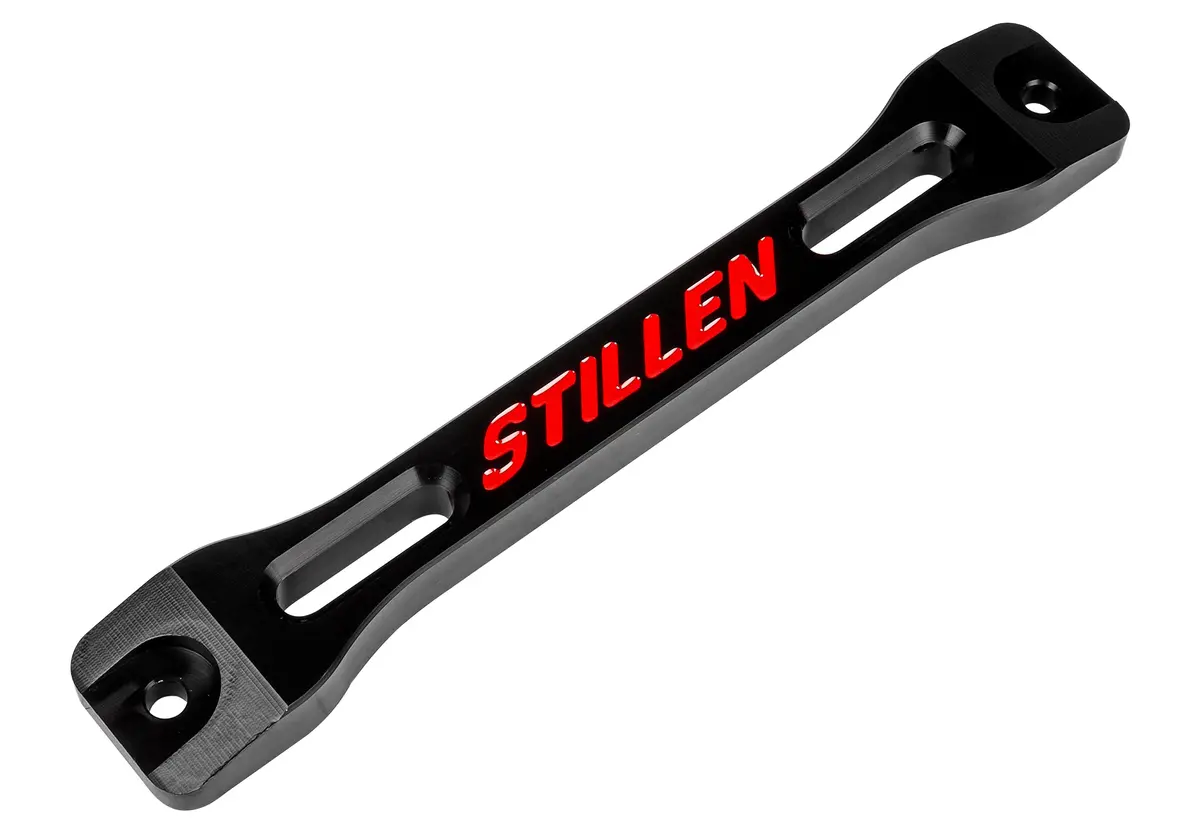 Limited Edition - Stillen Signature Series Infiniti/Nissan Battery Tie Down Brace [Black] - 102020B 1