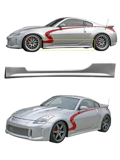 2003-2009 Nissan 350Z - Stillen Series 2 Side Skirt [Driver Side] - 1035022 1