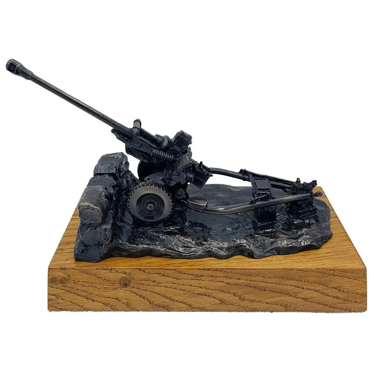 105Mm Light Gun Bronze Resin Statue 1