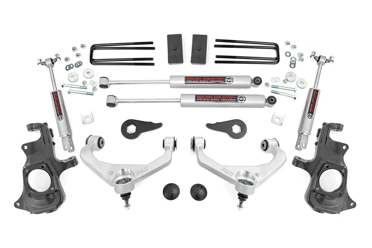 3.5 Inch Lift Kit | Knuckle | Chevrolet Silverado/Gmc Sierra 2500Hd/3500Hd | 2011-2019 | Rough Country | 95730 1