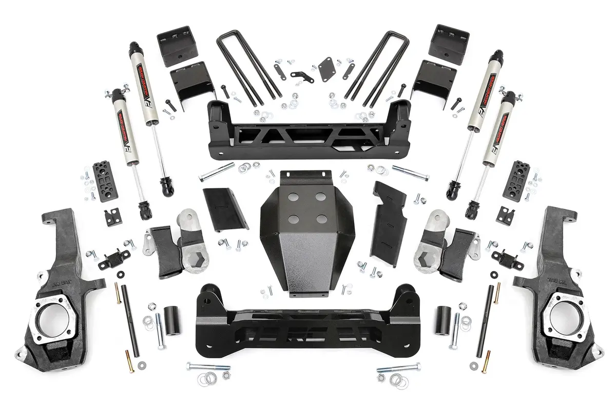 5 Inch Lift Kit | Ntd | V2 | Chevrolet Silverado/Gmc Sierra 2500Hd/3500Hd | 2011-2019 | Rough Country | 26070 1