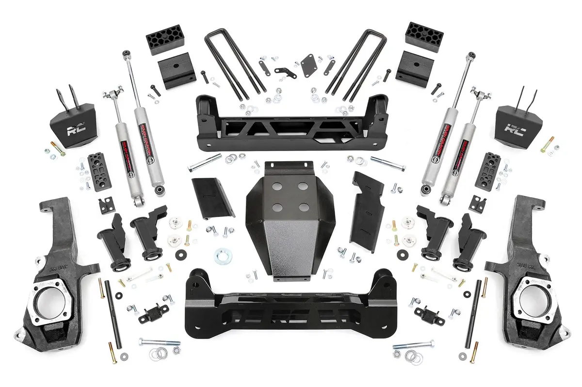 5 Inch Lift Kit | Torsion Drop | Chevrolet Silverado/Gmc Sierra 2500Hd/3500Hd | 2011-2019 | Rough Country | 10330 1