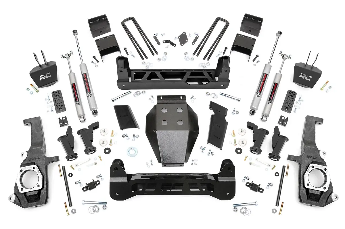 7.5 Inch Lift Kit | Torsion Drop | Chevrolet Silverado/Gmc Sierra 2500Hd/3500Hd | 2011-2019 | Rough Country | 10430 1