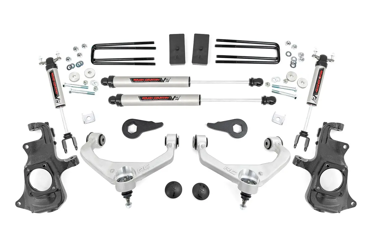 3.5 Inch Knuckle Lift Kit | V2 | Chevrolet Silverado/Gmc Sierra 2500Hd/3500Hd | 2011-2019 | Rough Country | 95770 1