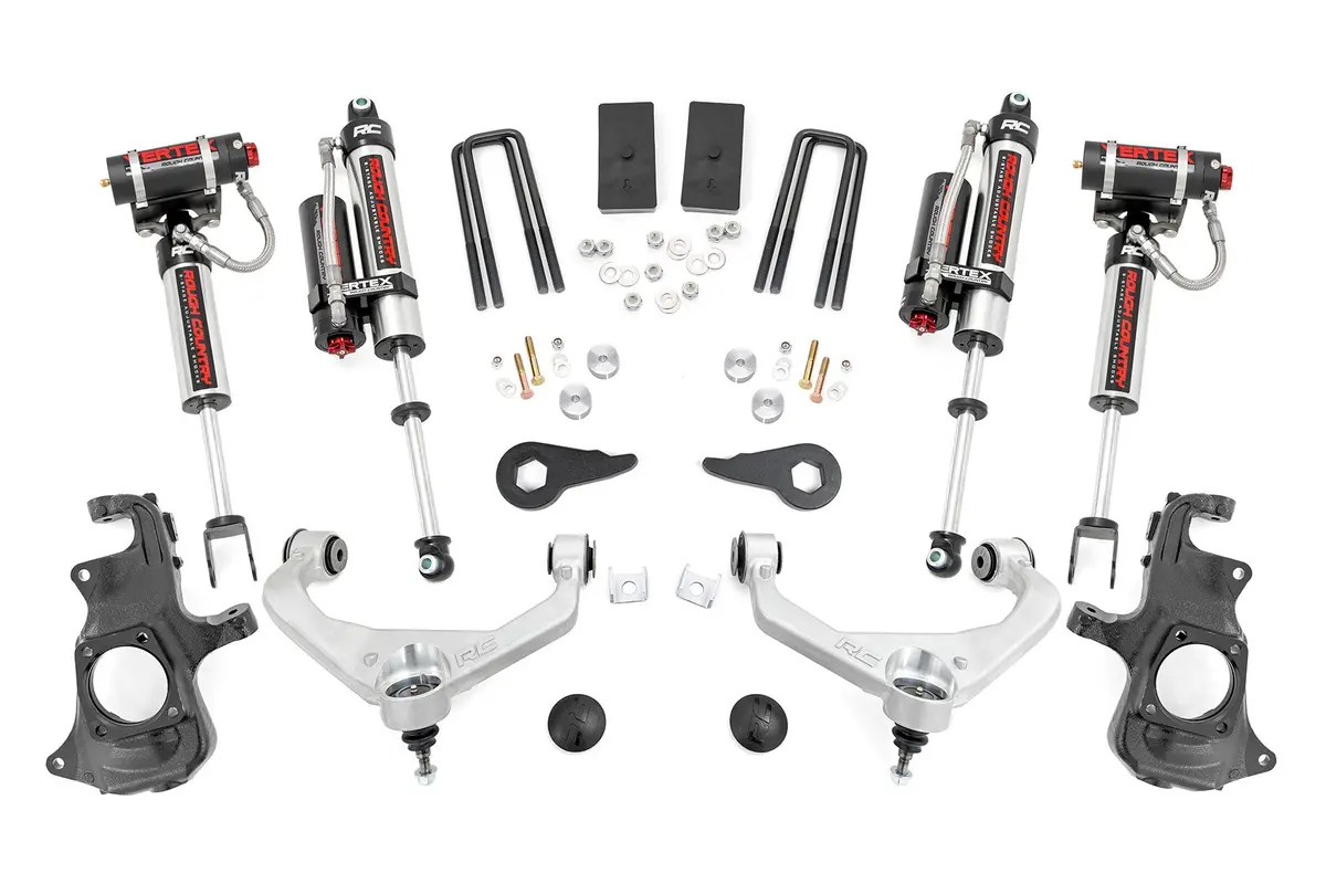 3.5 Inch Lift Kit | Knuckle | Vertex | Chevrolet Silverado/Gmc Sierra 2500Hd/3500Hd | 2011-2019 | Rough Country | 95750 1