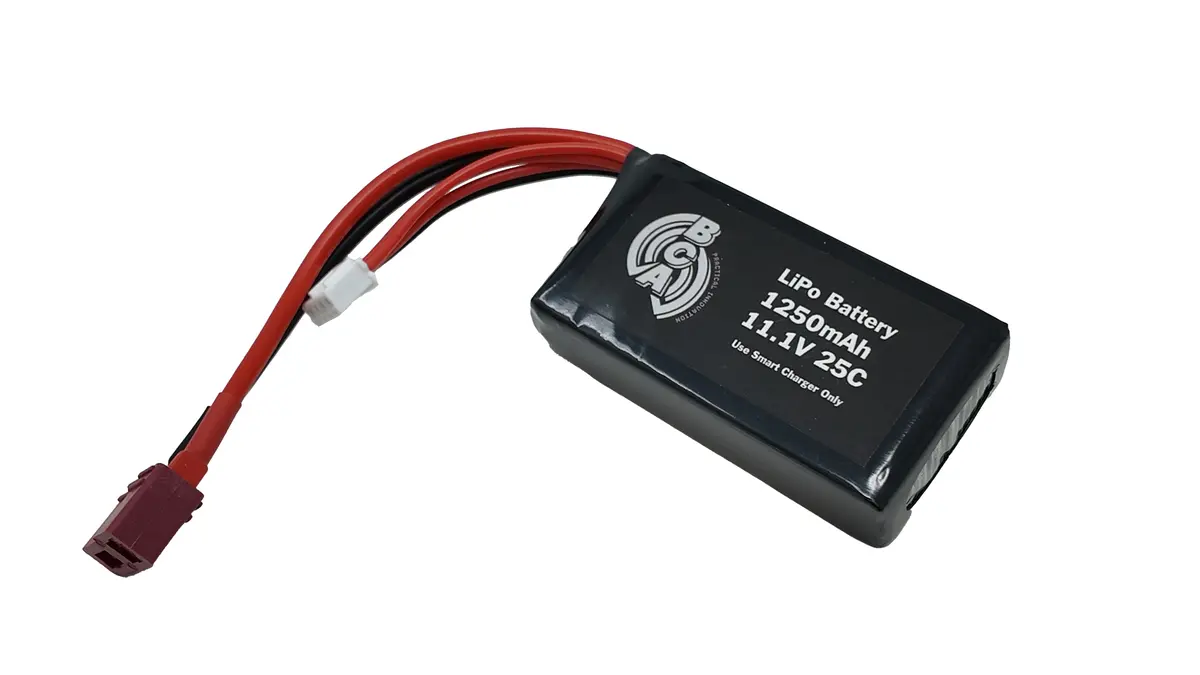 Bca 11.1V 1250Mah 25-50C Lipo Battery (Peq Brick) 1