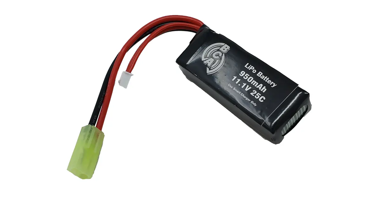 BCA 11.1V 950mAh 25C LiPo Battery – Compact PEQ-Style Power Cell