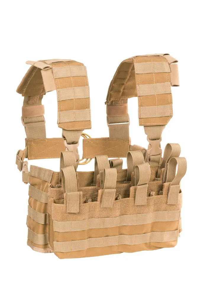 Shs-112 Low Profile Chest Rig (Black / Tan / Od) 1