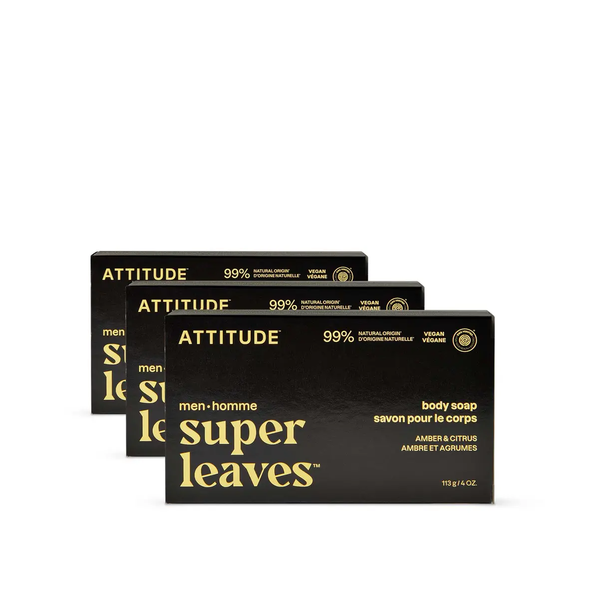 Men Body Soap 3-Pack - Bar 2