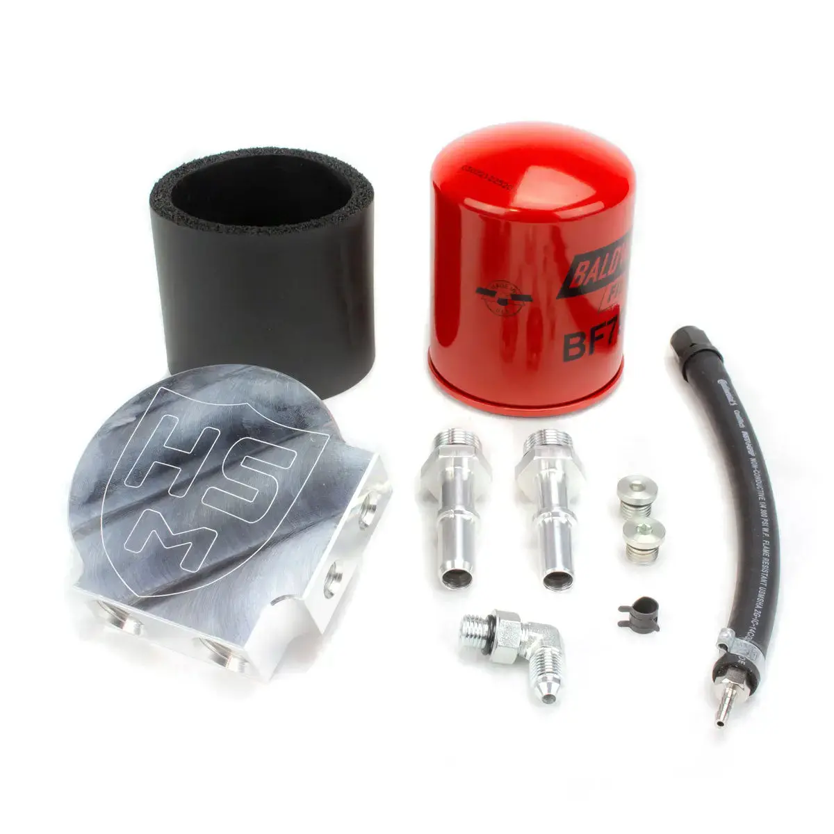H&S Motorsports 2011-2024 Ford 6.7L Power Stroke Fuel Filter Conversion Kit 1