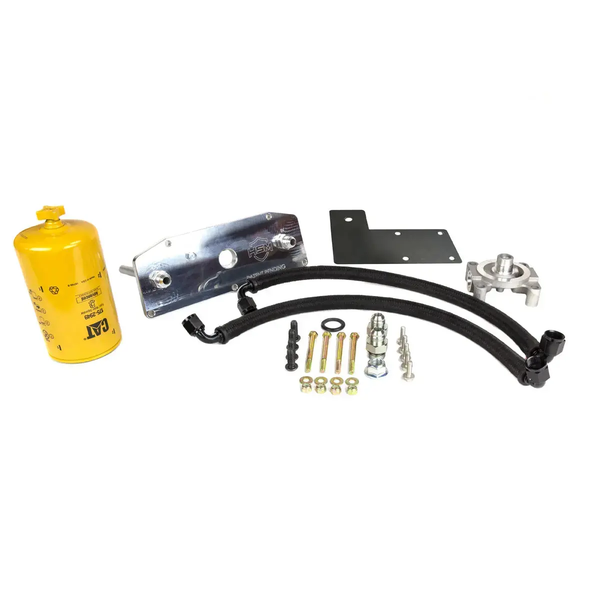 H&S Motorsports 2023-2024 Ford 6.7L Power Stroke Lower Fuel Filter Upgrade Kit 1