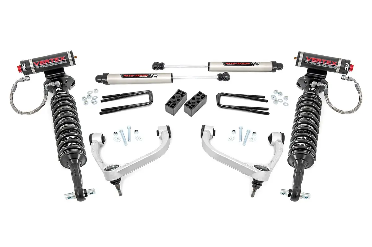 3 Inch Lift Kit | Ucas | Vertex/V2 | Ford F-150 4Wd | 2014-2020 | Rough Country | 54557 1