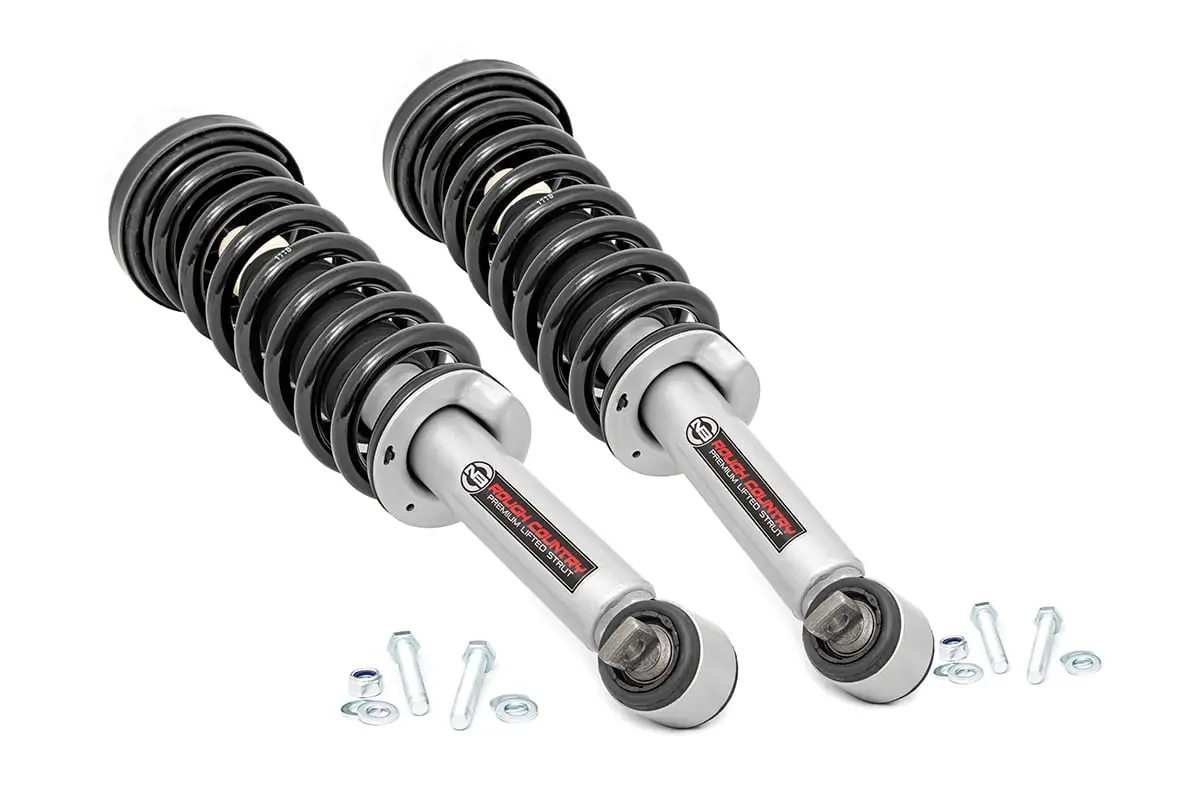 2 Inch Leveling Kit | Loaded Strut | Ford F-150 4Wd | 2014-2022 | Rough Country | 501068 1
