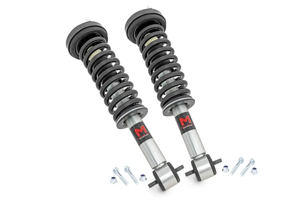 M1 Adjustable Leveling Struts | 0-2" | Ford F-150 4Wd | 2014-2022 | Rough Country | 502068 1