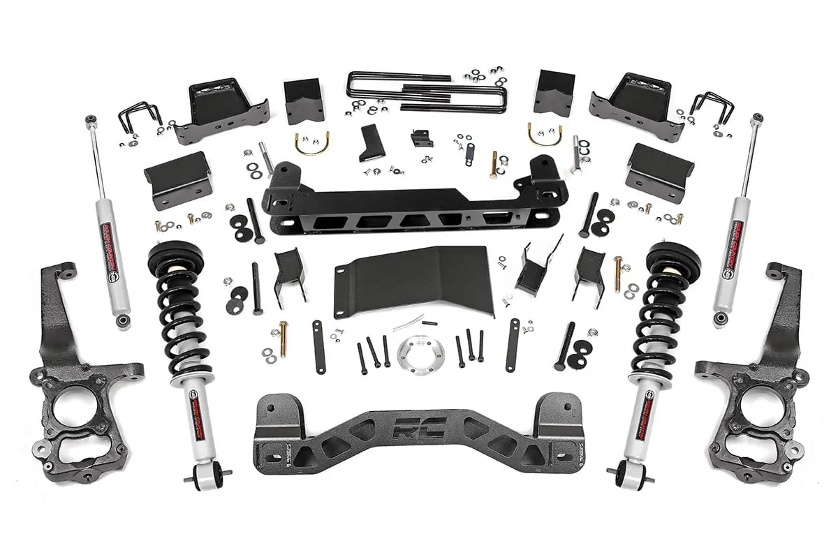 6 Inch Lift Kit | N3 Struts | Ford F-150 4Wd | 2015-2020 | Rough Country | 55731 1