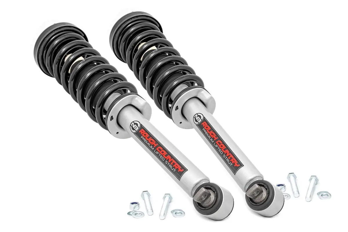 Loaded Strut Pair | 6 Inch | Ford F-150 4Wd | 2014-2022 | Rough Country | 501052 1