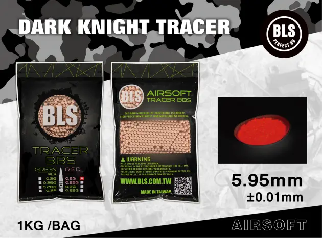 Bls Non-Bio Red Tracer Bb - 1Kg Bags (0.20 / 0.25G) 1