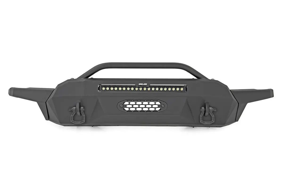 Front Bumper | High Clearance | Hybrid | 20" Blk Drl Led | Toyota Tacoma | 2016-2022 | Rough Country | 10725 1