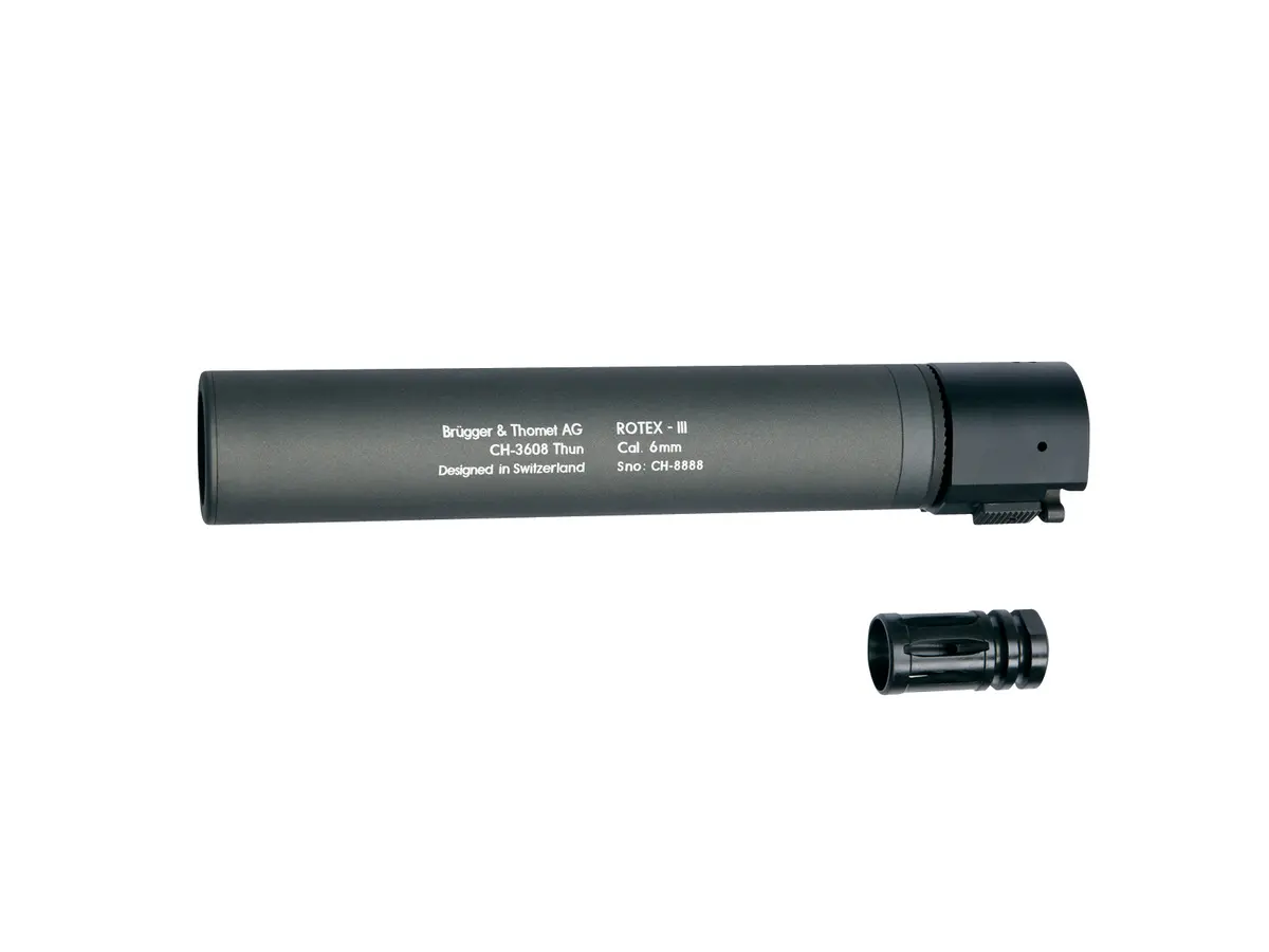 Asg B&T Rotex - Iii Qd Suppressor (Grey) 1