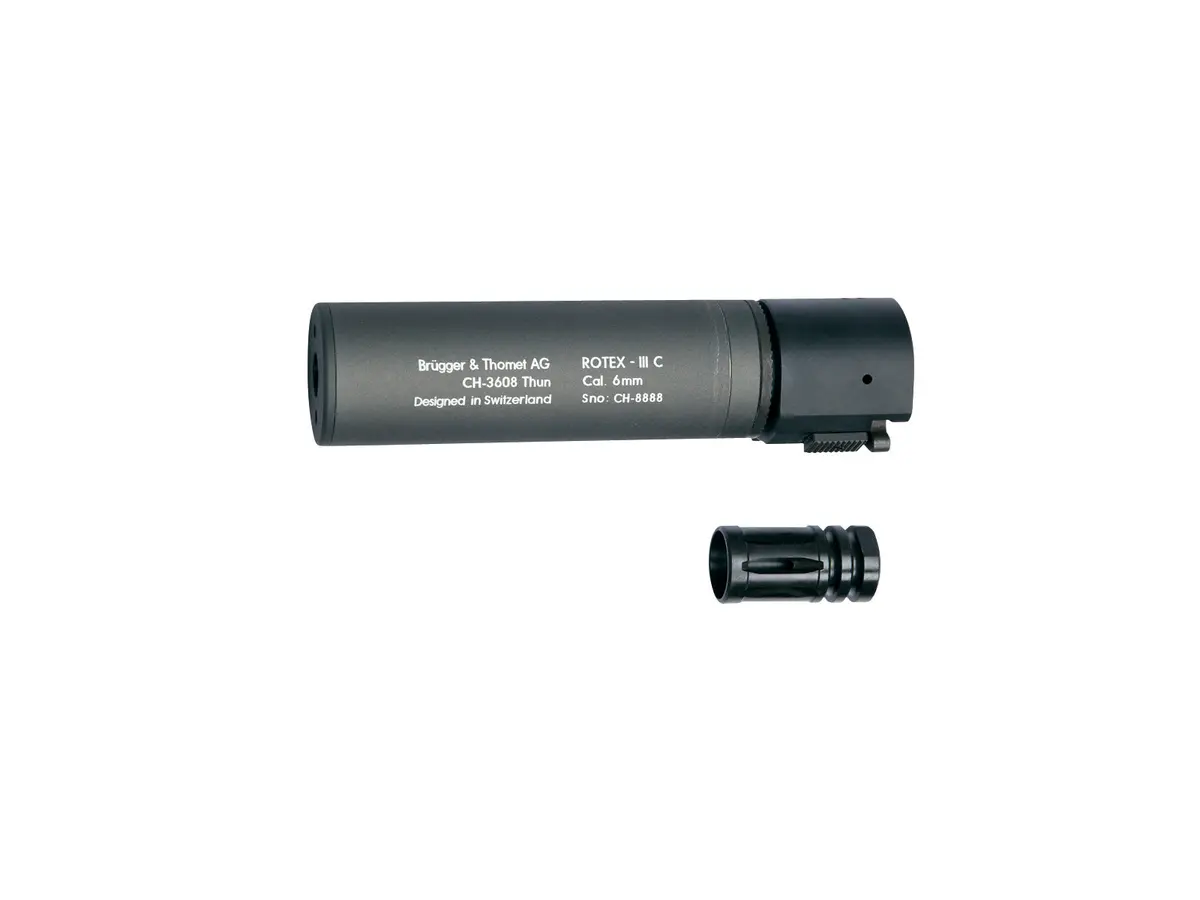 Asg B&T Rotex - Iii C Qd Suppressor (Grey) 1