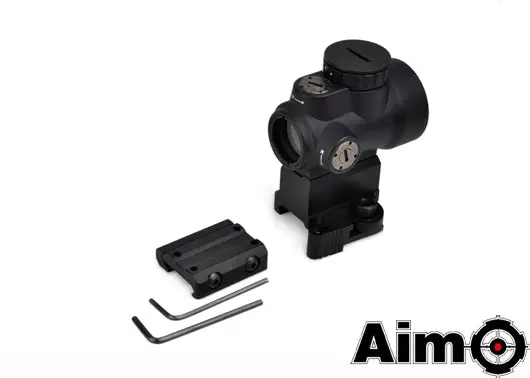 Aimo Mro Red Dot With Qd Riser Mount & Low Mount (Black / Tan) 1