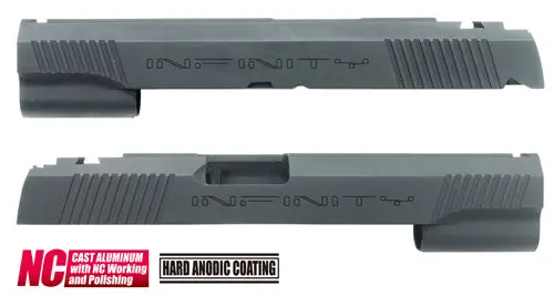 Guarder Aluminum Custom Slide For Marui Hi-Capa 5.1 (Infinity Type 1/Black) 1