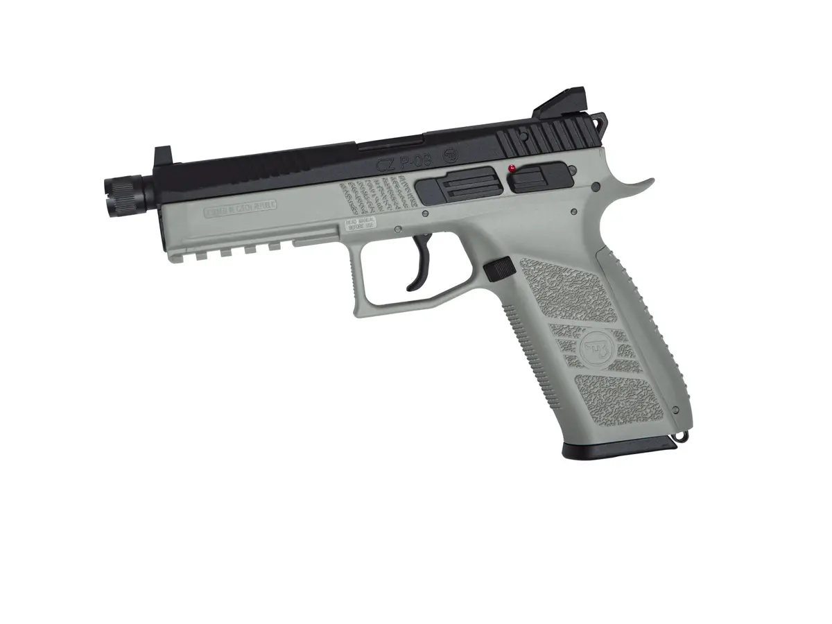 Asg/Kjw Cz 75 P-09 Duty Gbb Pistol (Black / Tan / Grey) 3